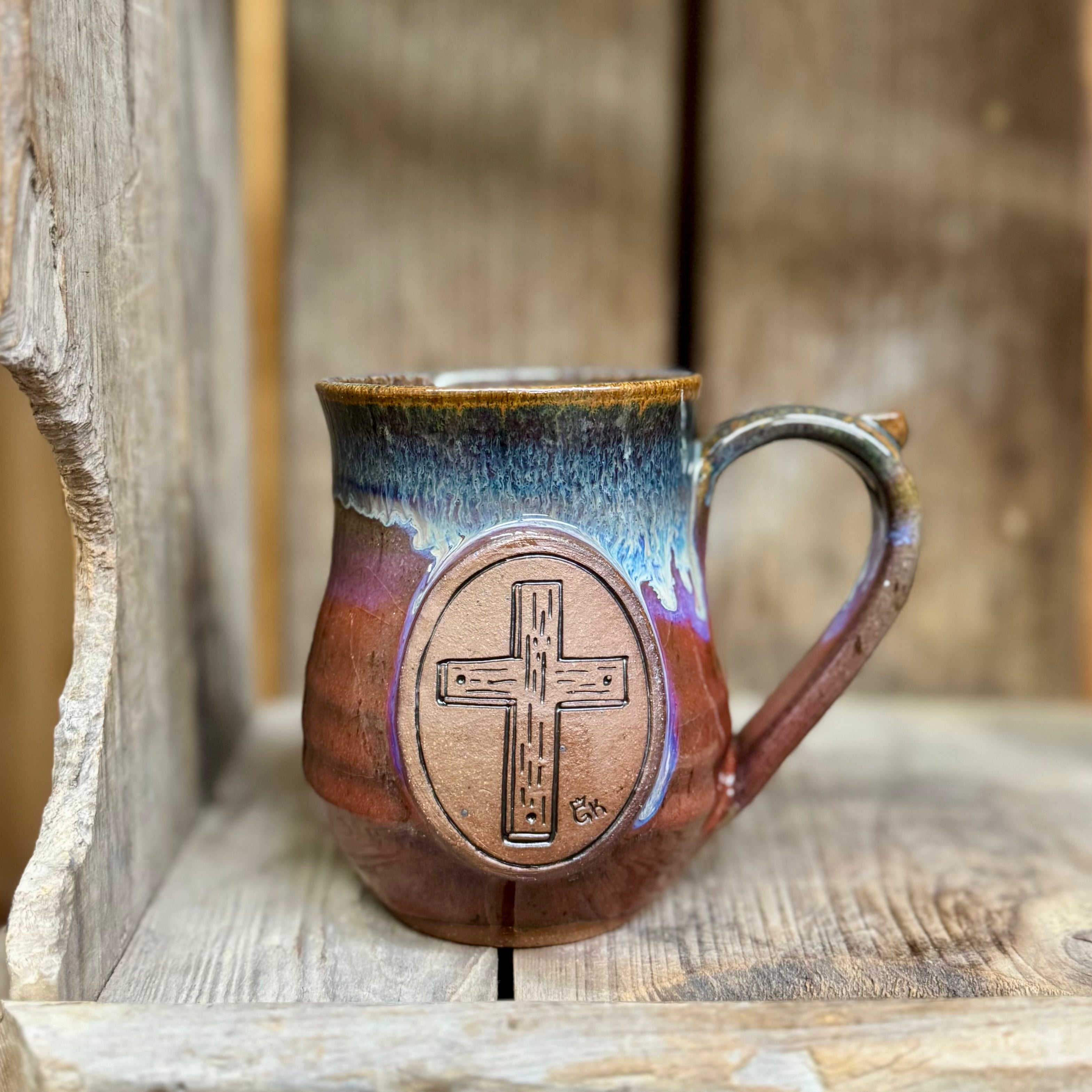 GK Cross Mug {Mountain Pop}