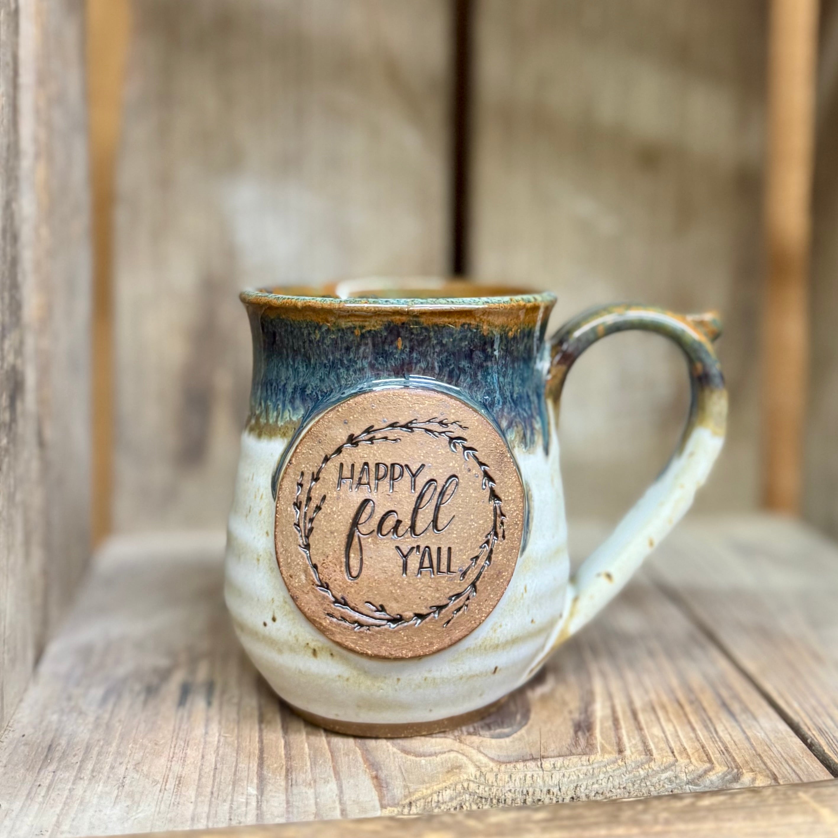 Happy Fall Yall Mug {Stormy Beach}