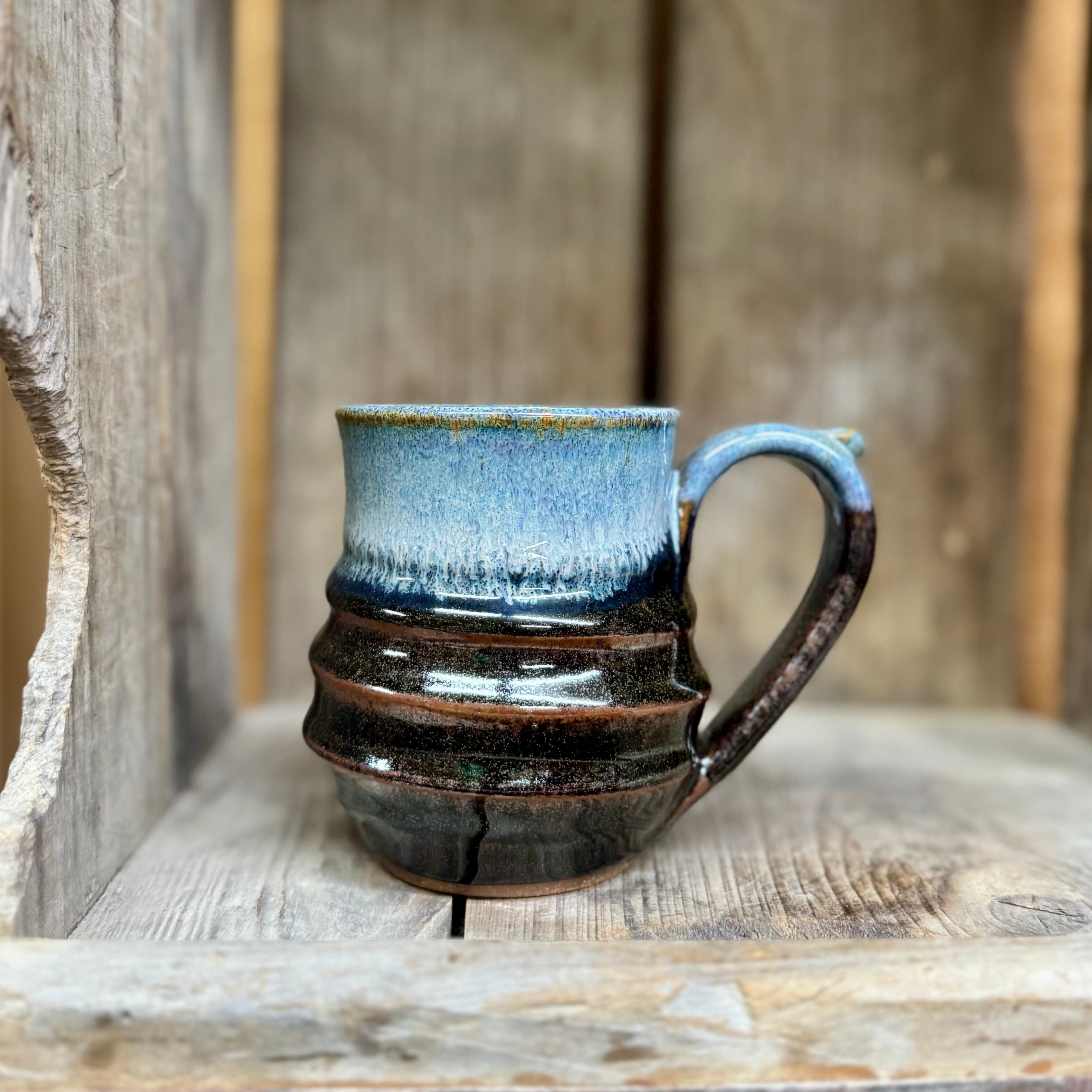Ridged Mug {Denim}