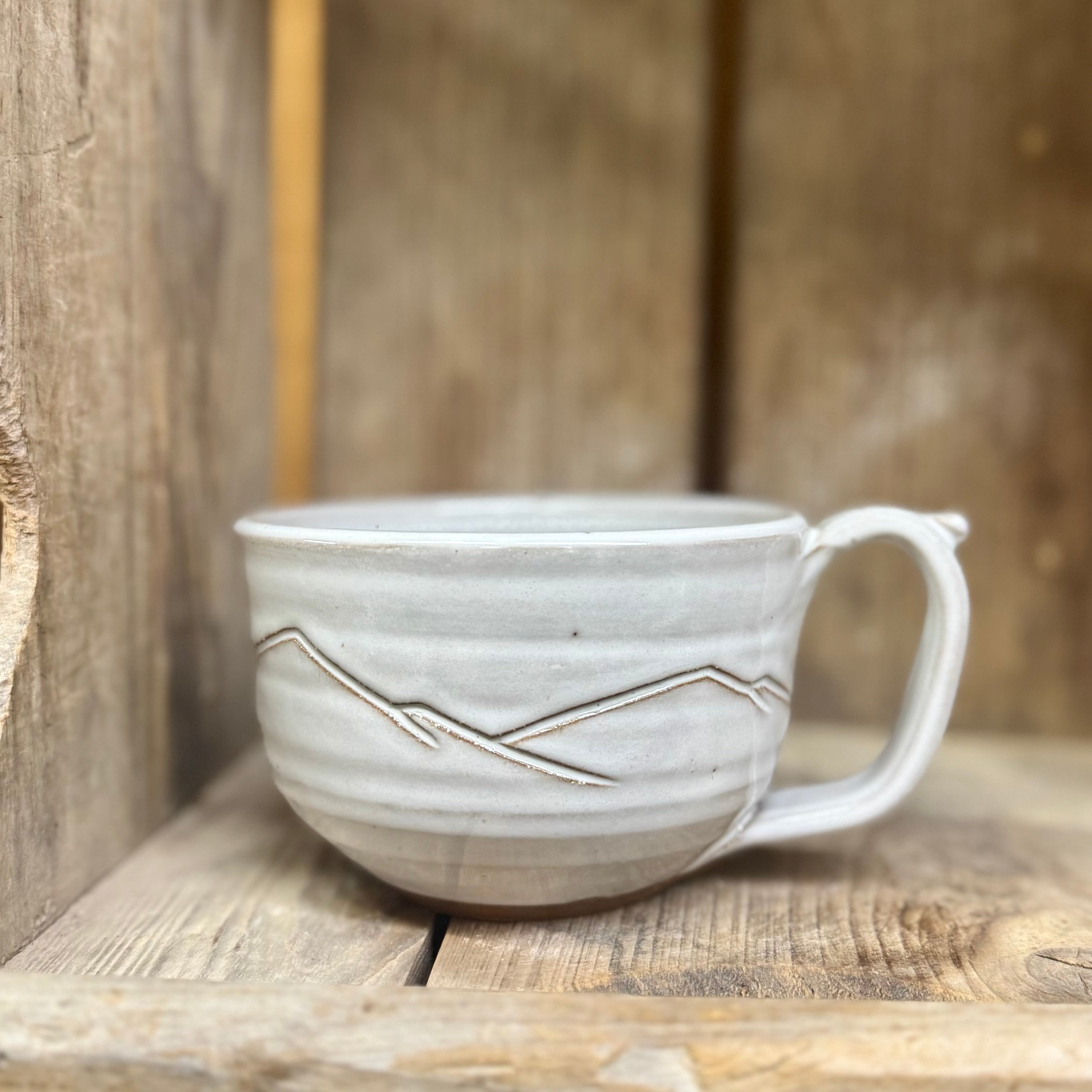 Mountain Range Soup Cup {Birch}