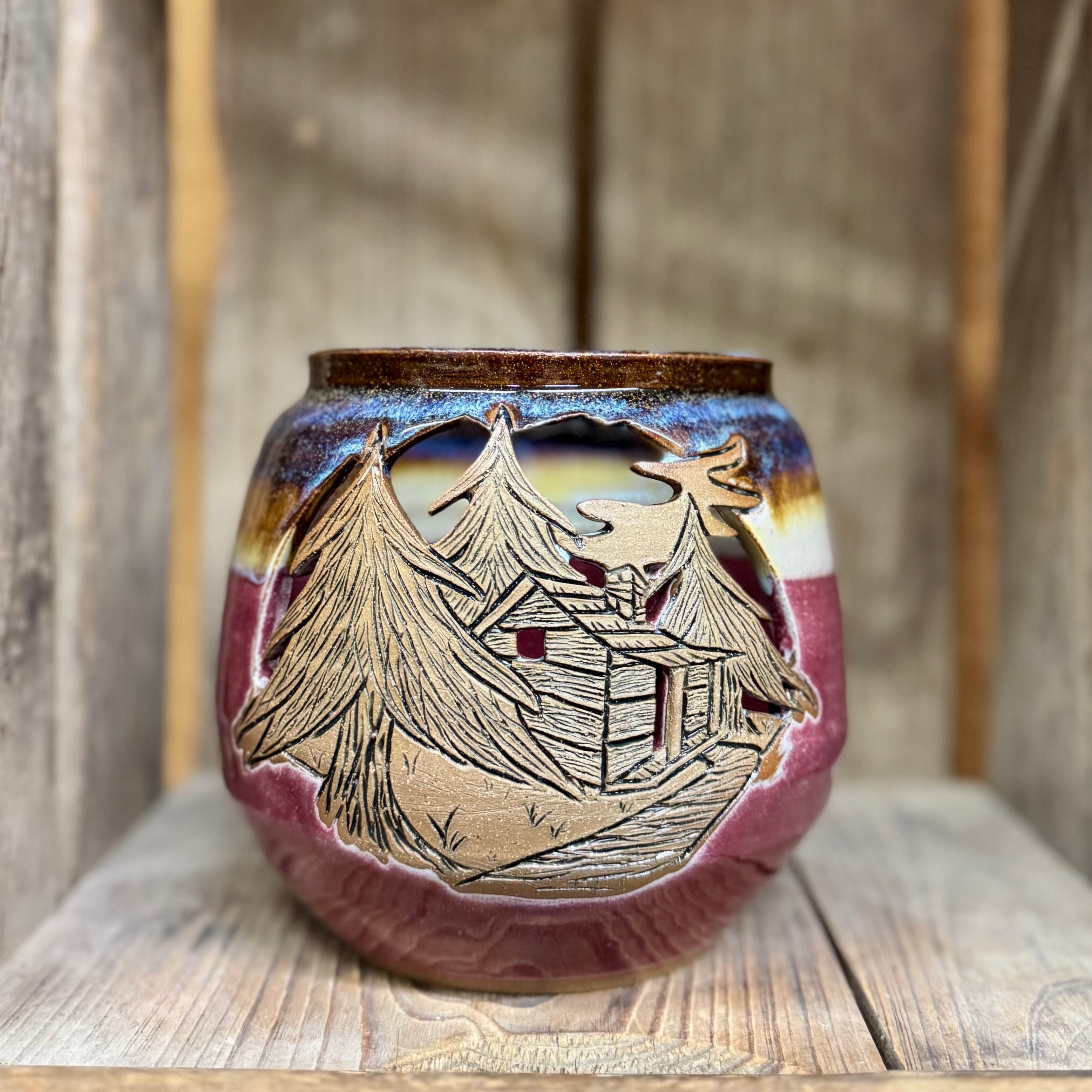 Cabin Luminary {Sunset}