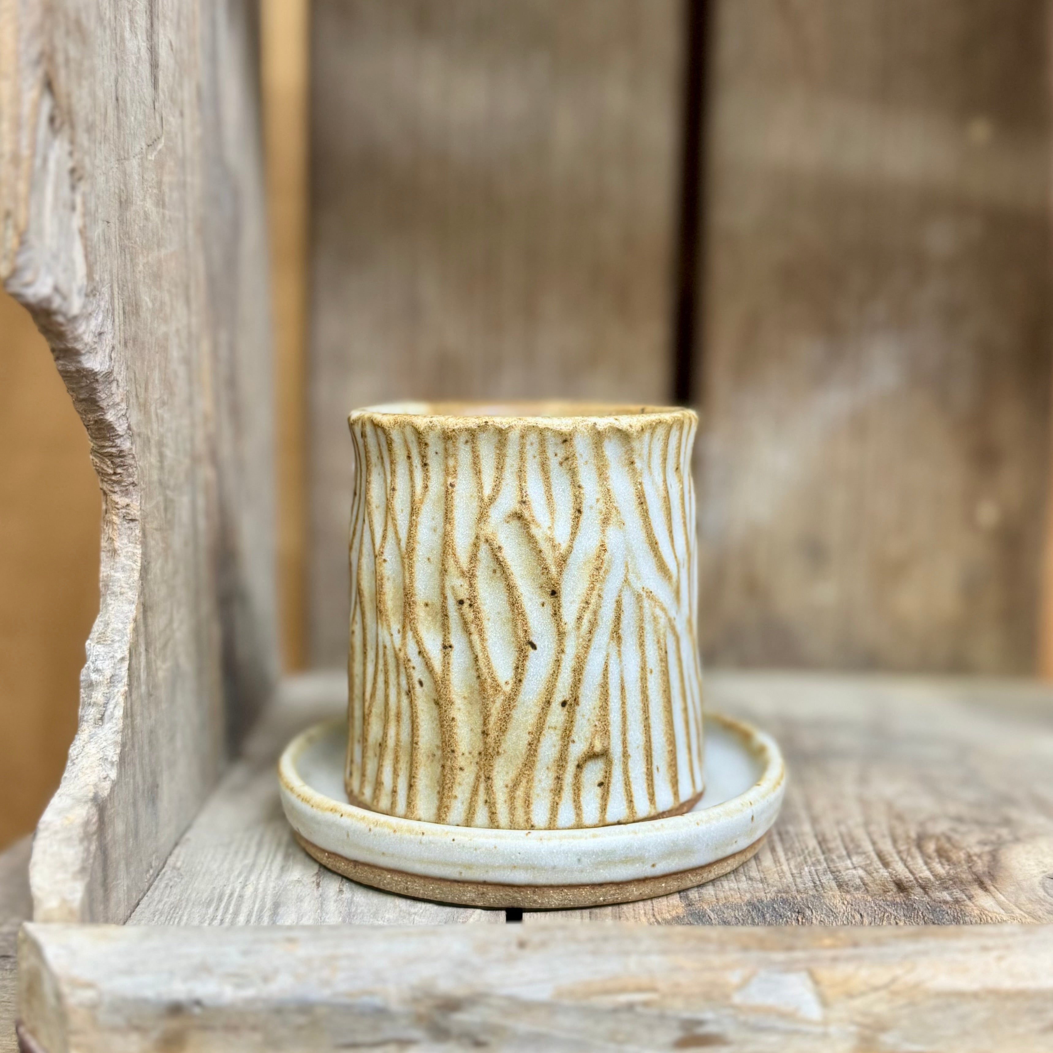 Tiny Planter {Stony Bark}