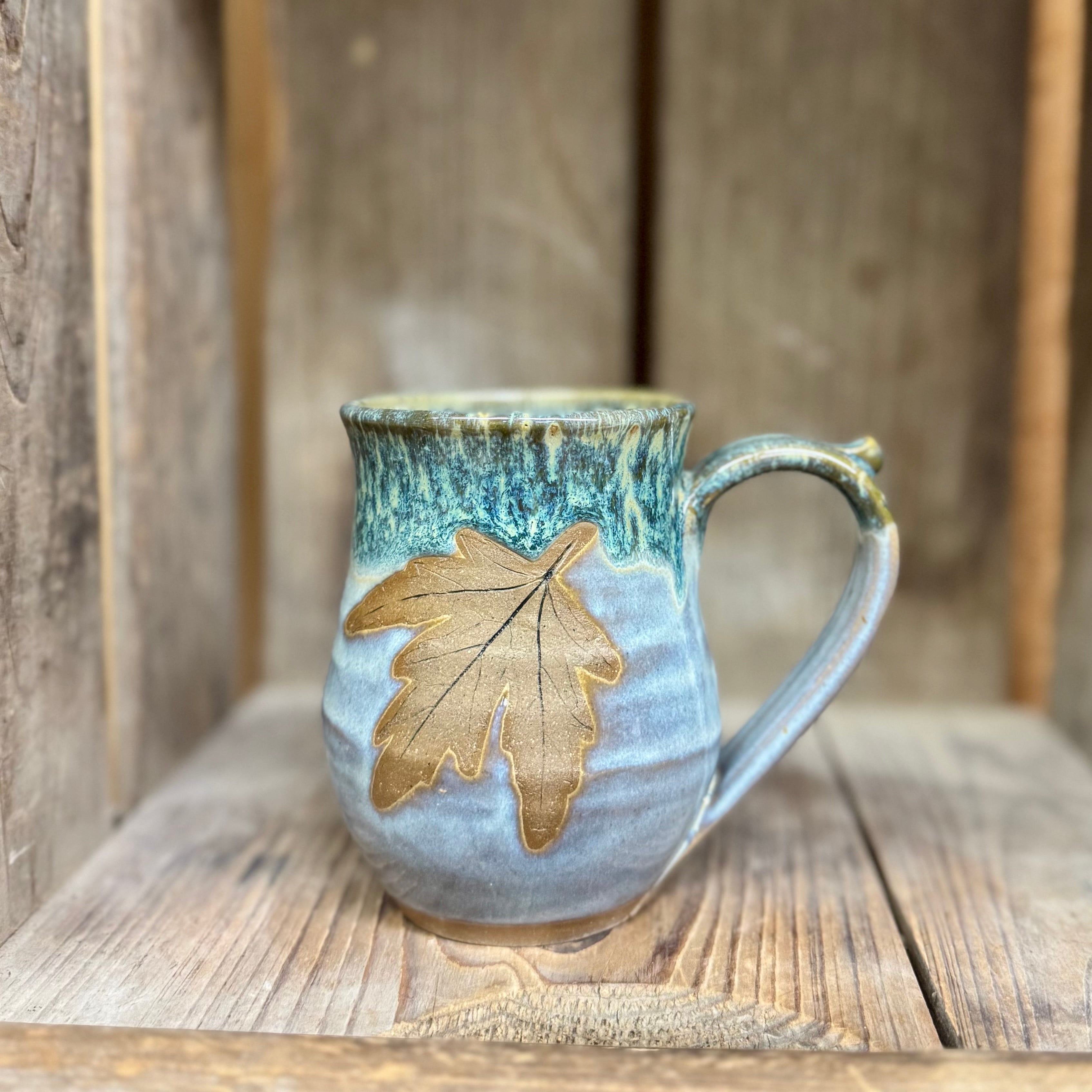 Leaf Mug {Waterfall}
