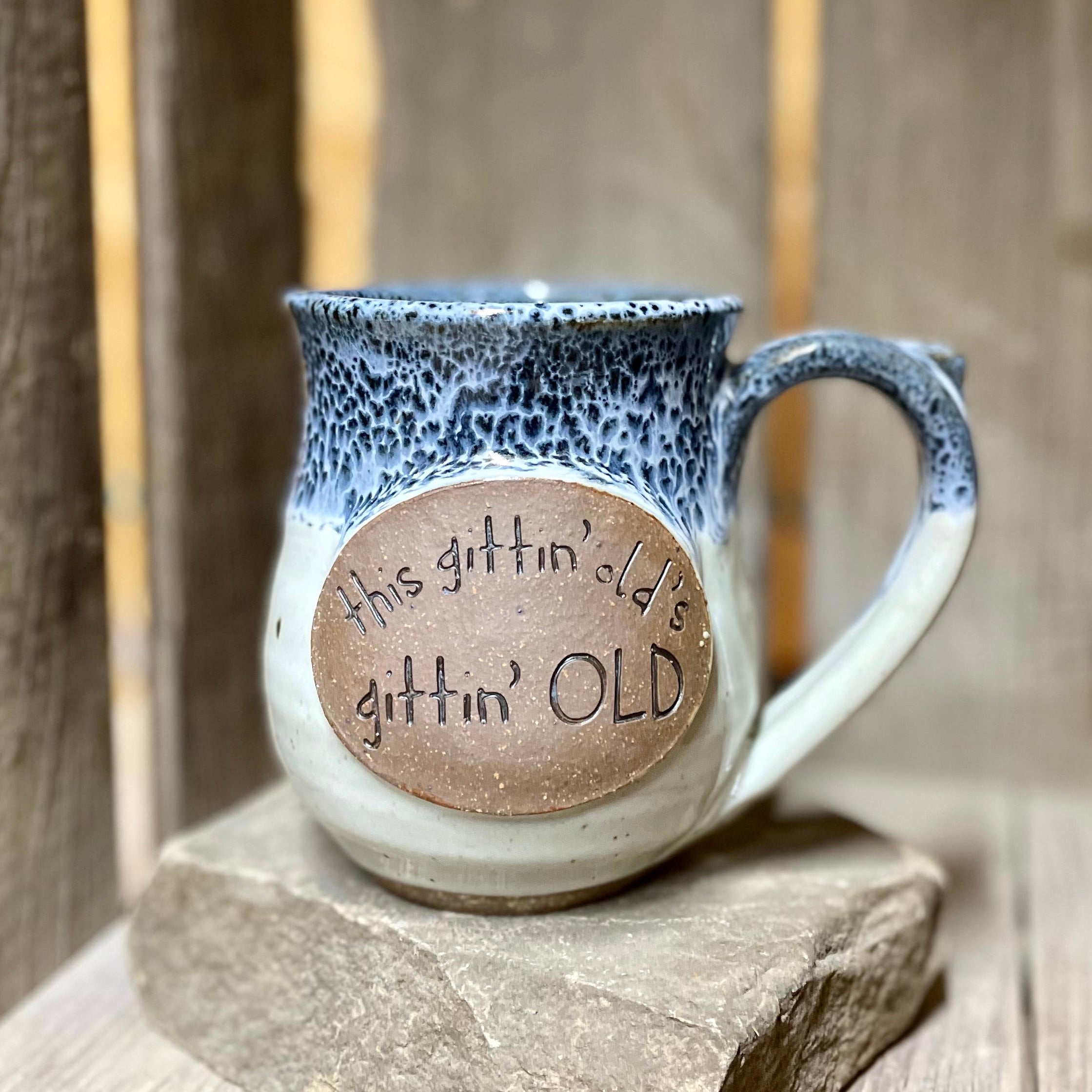 This Gittin Old Mug {Blueberry}