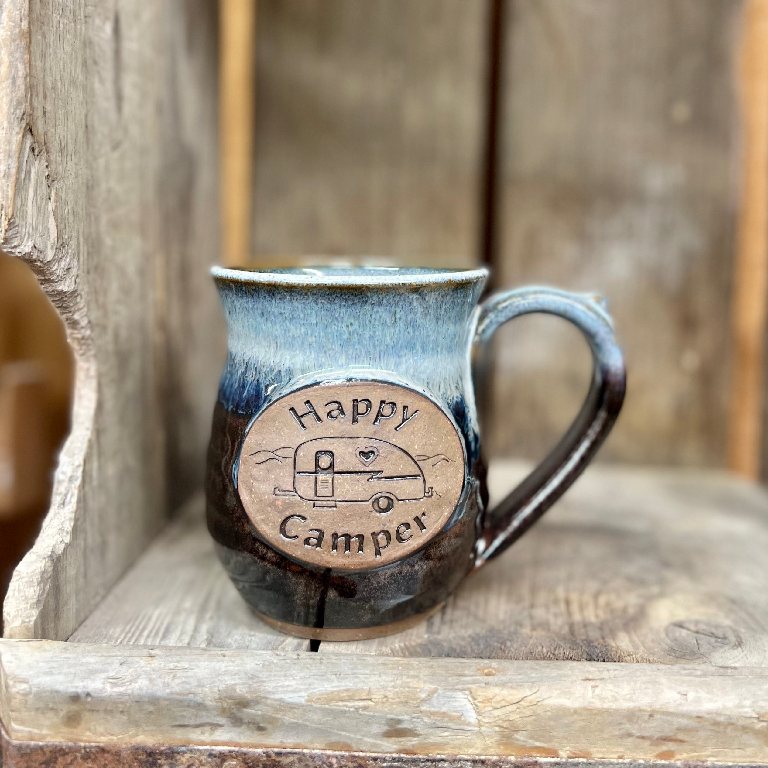Happy Camper Mug {Denim}