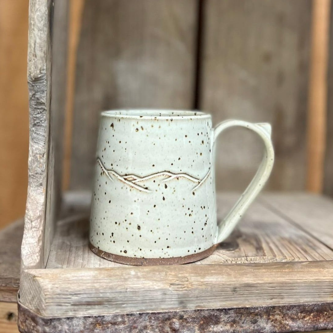 Appalachian Collection Mountain Range Mug {Classic White}